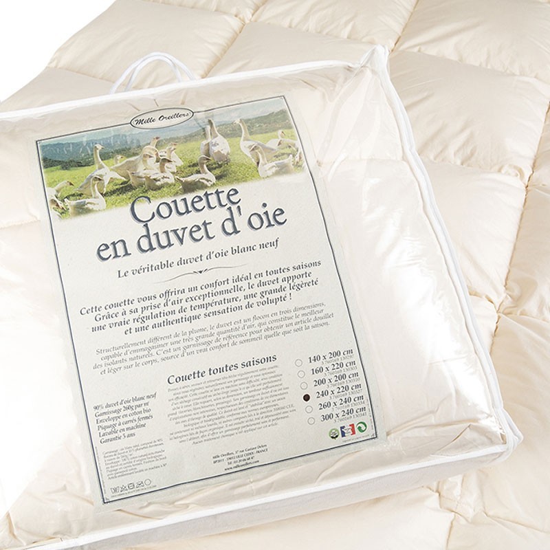 Couette hiver en 90% duvet - Mille Oreillers