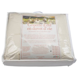Couette été en 90% duvet - Mille Oreillers