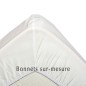 Drap housse percale coton bio sur-mesure - Nicole Germain Drap housse percale coton bio sur-mesure - Nicole Germain
