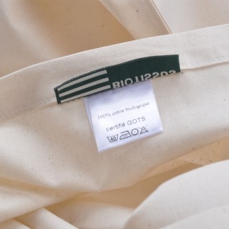 Drap housse coton bio Biotissus popeline