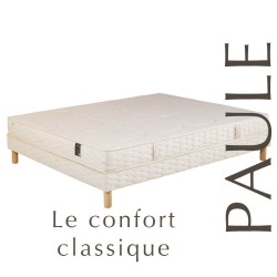 Ensemble matelas latex naturel Paule et sommier Eva | Confort écologique - Noctéa