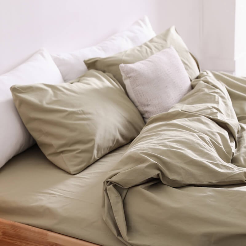 Taie d'oreiller en coton bio made in France - Noctéa