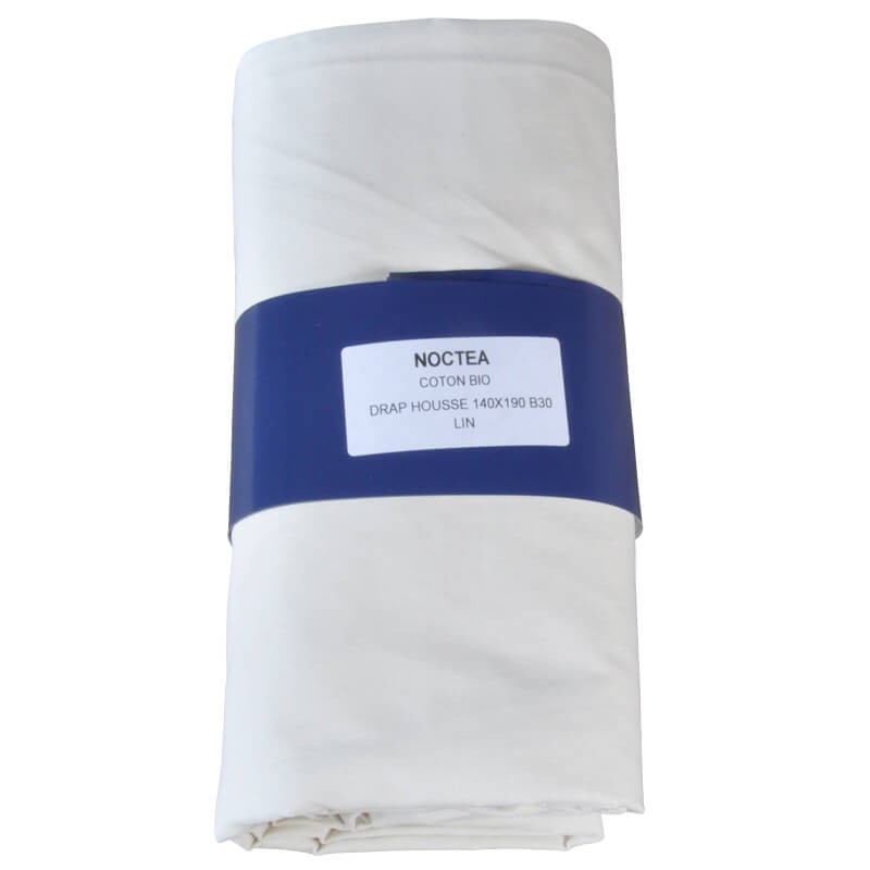 Drap housse en coton bio