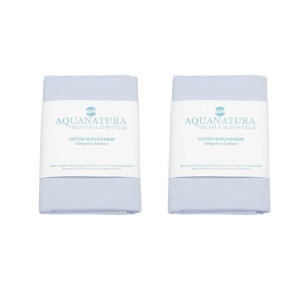 Lot 2 taies de traversin coton bio - Aquanatura