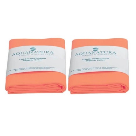 Lot 2 taies de traversin coton bio - Aquanatura