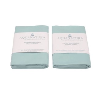 Lot 2 taies de traversin coton bio - Aquanatura