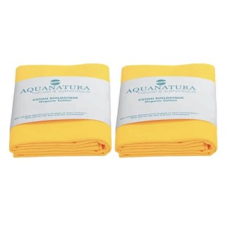 Lot 2 taies de traversin coton bio - Aquanatura