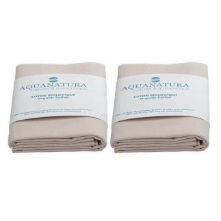Lot 2 taies de traversin coton bio - Aquanatura