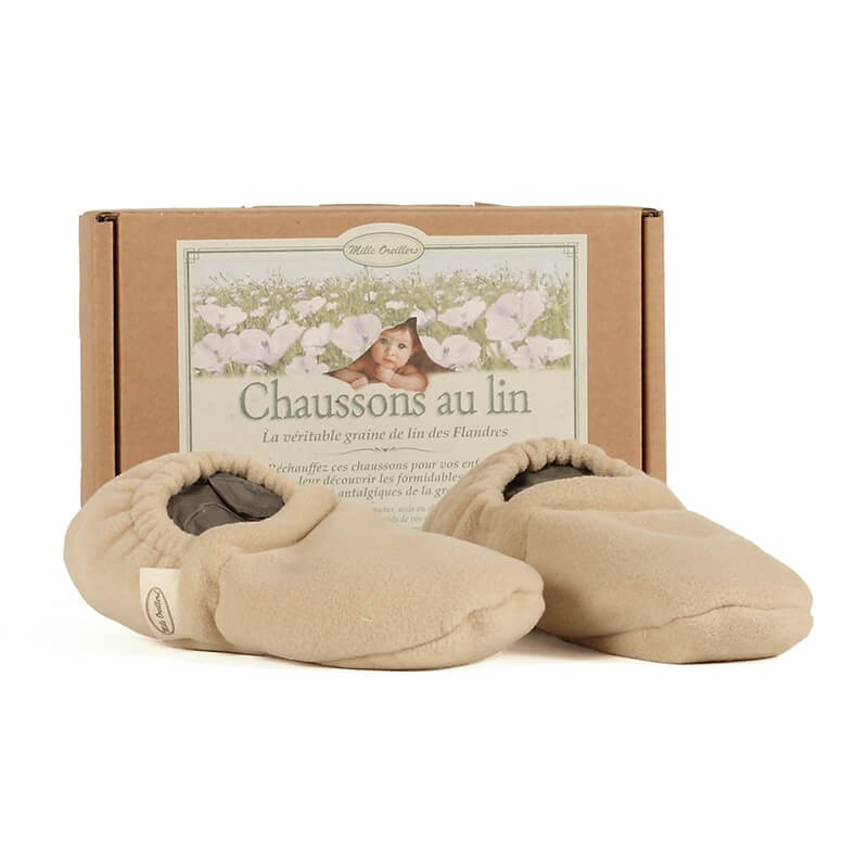 Chaussons au lin pour enfants