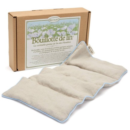 Bouillotte de Lin "Classique" 20x40cm - Mille Oreillers