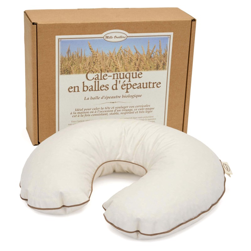 Cale-nuque en balles d'épeautre et coton bio achat vente écologique -  Acheter sur