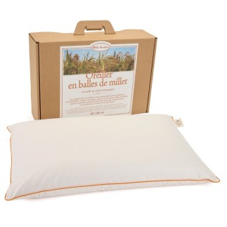 Oreiller en balle de millet 60x40