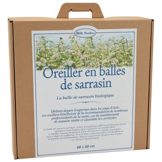 Oreiller Sarrasin Bio 60x60