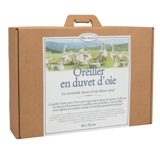 Oreiller duvet d'oie Mille Oreillers 50x70