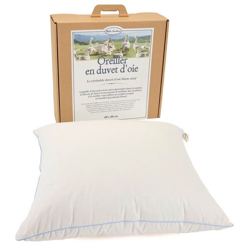 Oreiller duvet d'oie - Mille Oreillers Oreiller duvet d'oie - Mille Oreillers