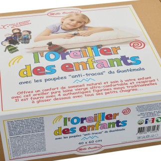 Oreiller enfant laine bio Mille Oreillers