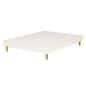Matelas Paule + sommier tapissier à lattes Eva