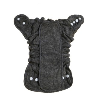 Couche Lavable Lulu Bambou Charbon - Confort et Absorption Optimale | Noctéa