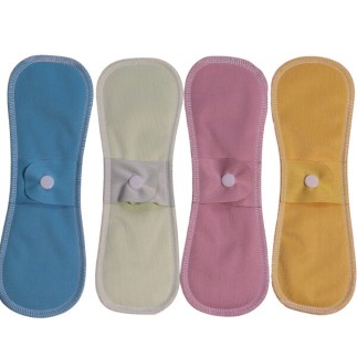 Serviette hygiénique régulière en chanvre et coton bio - Lulu Nature