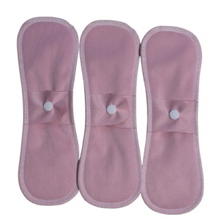 Serviette hygiénique régulière en chanvre et coton bio - Lulu Nature