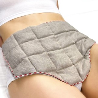 Bouillotte Féminine en Lin Naturel - Soulagement des Douleurs Féminines | Noctéa