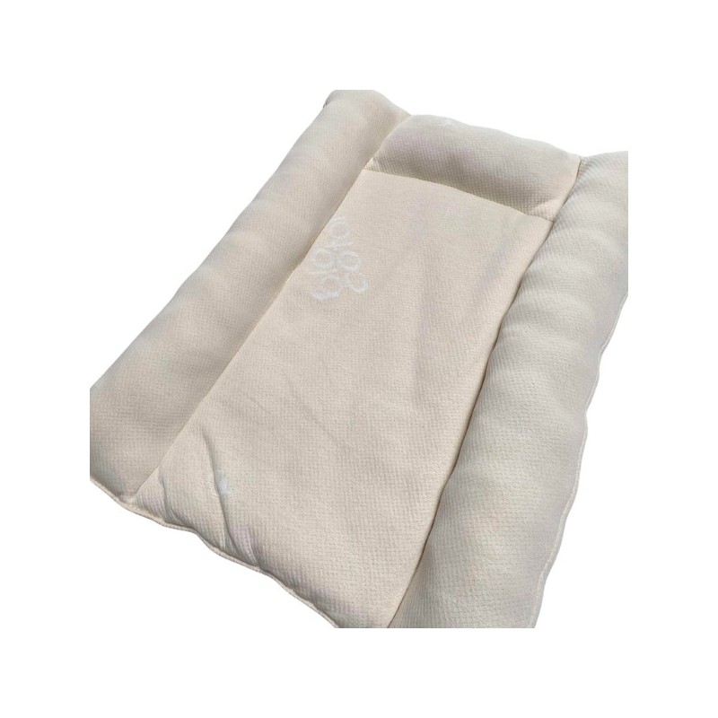 Matelas à langer naturel en coton et laine - Jules & Lola