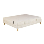 Matelas Abysse Écologique + sommier tapissier à lattes Eva