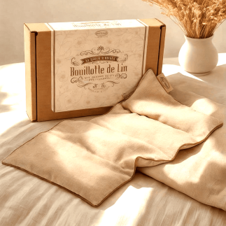 Bouillotte de Lin Bio "La Seule et Unique" | Chaleur Naturelle - Noctéa