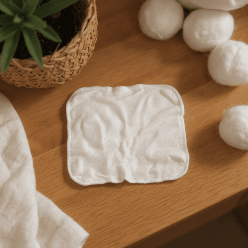Lot de 5 Débarbouillettes Microfibre - Lulu Nature Lot de 5 Débarbouillettes Microfibre - Lulu Nature