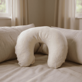 Housse de Coussin de Maternité en Coton Bio ou Bambou - Made in France | Noctéa