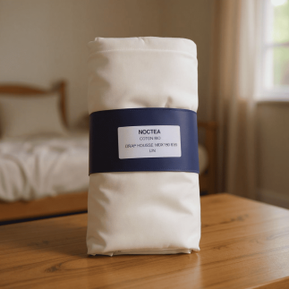 Drap-Housse Coton Bio 57 Fils | Confort Naturel - Noctéa