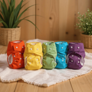 Eco Couche Évolutive Lulu Nature - Culotte Lavable 5-15 kg | Noctéa