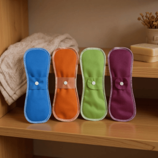 Serviette de Nuit Lavable en Coton Bio - Protection Hygiénique Écologique | Noctéa