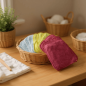 Lot de 10 lingettes bébé Pep's Bambou - Lulu Nature Lot de 10 lingettes bébé Pep's Bambou - Lulu Nature