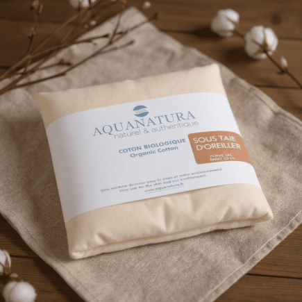 Sous-Taie en Coton Bio Aquanatura | Protection et Confort - Noctéa