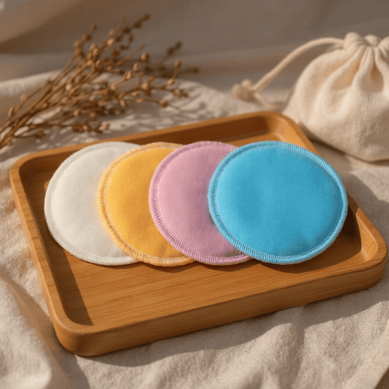 Coussinet d'allaitement lavable en bambou - Lulu Nature