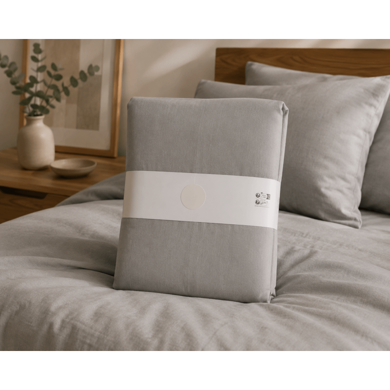 Housse de couette en coton bio made in France - Noctéa