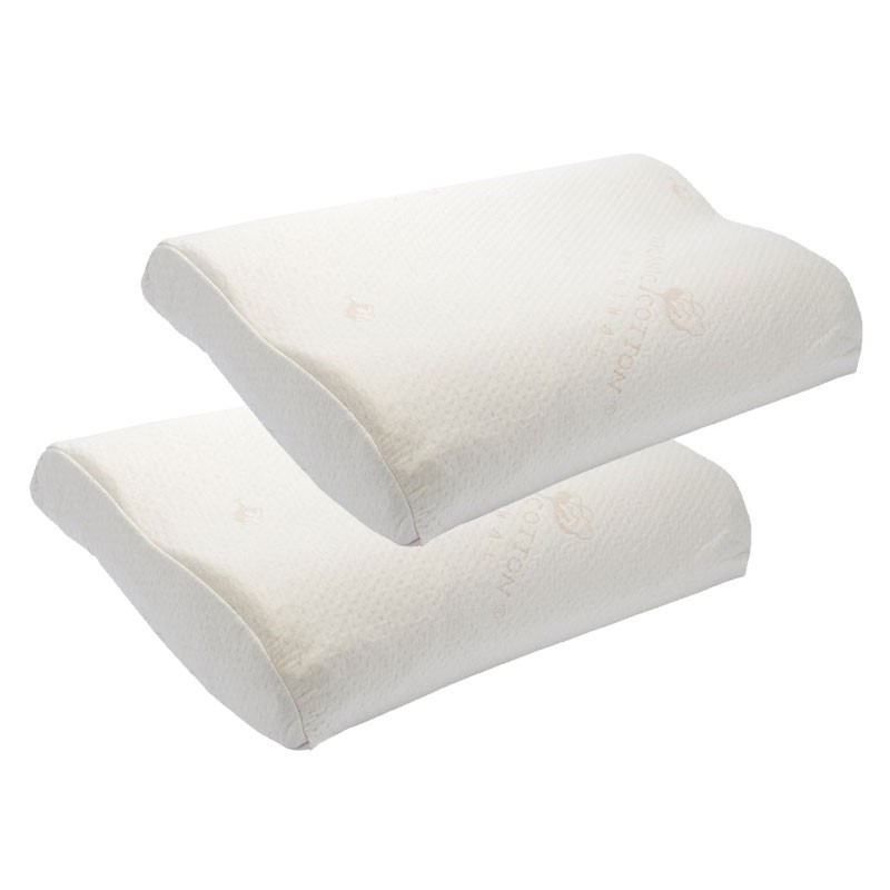 oreillers ergonomiques latex déhoussable